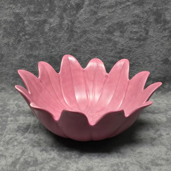PartyLite Pink Asian Persuasion Lotus Flower Decorative Multi Use Bowl Floral - Picture 3 of 13